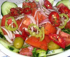 Mixed summer salad