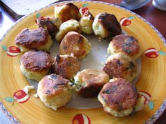 Potato balls from Lesvos