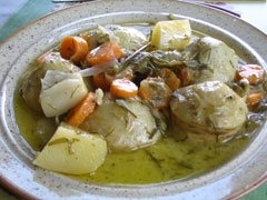 Artichokes a la polita
