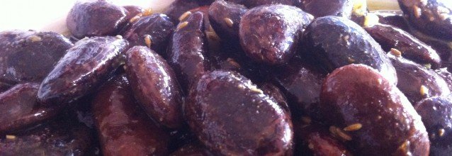 giant black beans salad