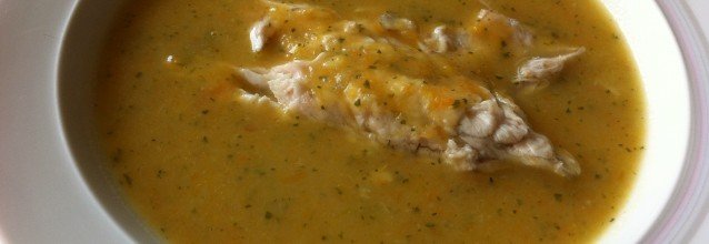Light calorie fish soup